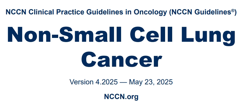 NCCN肺癌指南2025v4（英文版）